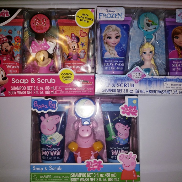 Disney Accessories Disney Bath Set Minnie Mouse Peppa Pig Frozen